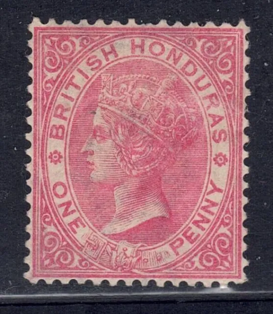 British Honduras 1882-87 1d. Rose Queen Victoria W/M CA - MH - SG 18