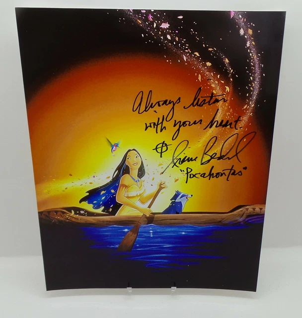 Autographed 8x10 Glossy Picture Irene Bedard Pocahontas Always Listen Picture 3