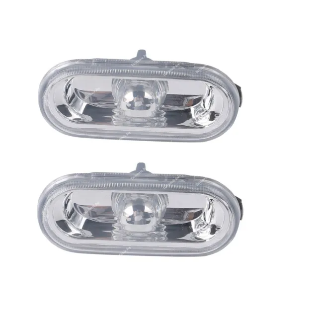 Pair Indicator Repeater Side Marker Light For VW Golf Bora Polo Lupo Sharan
