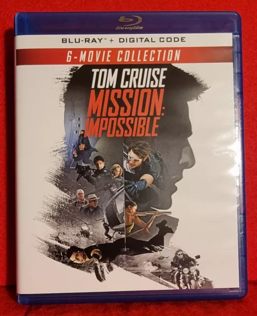 MISSION IMPOSSIBLE 6 Movie Collection on 6 Blu-Rays - NEW - FULL DETAILS BELOW