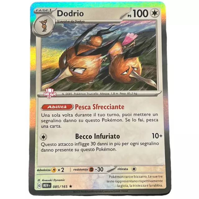 Pokemon 151 Conjunto Mew It Ita 004/165 Charmander Raro Holo Reverso