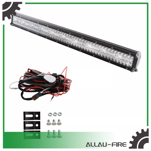 28 inch  LED Light Bar Spot Flood Triple Row Work Driving Lamp