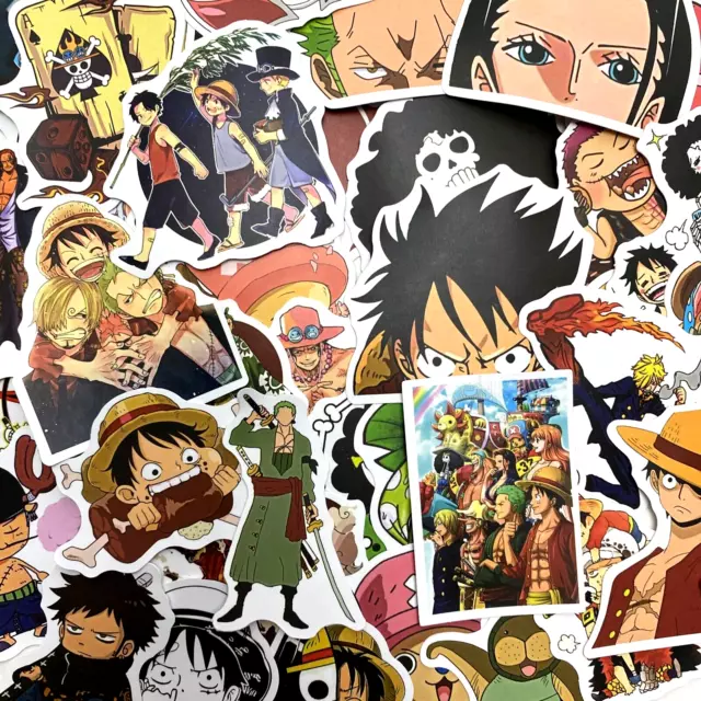 50pc Naruto Random Stickers for Skateboard/Luggage/Laptop flask Glossy Cute