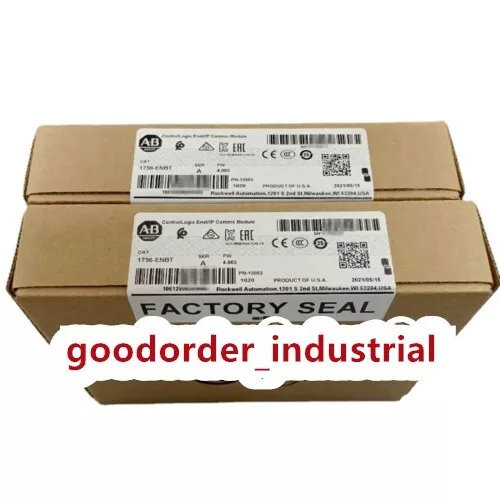 New Factory Sealed AB 1756-ENBT /A ControlLogix EtherNet/IP Comms Module