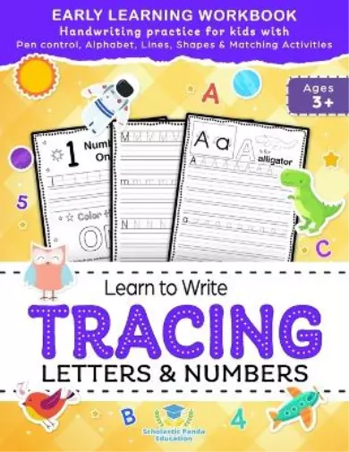 Scholastic Pand Learn to Write Tracing Letters & Numbers, Early Learning (Poche)