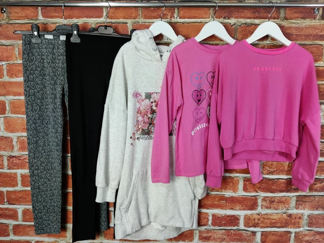 GIRLS BUNDLE AGE 9-10 YEARS NEXT GAP etc LEGGINGS HOODIE T-SHIRT SWEATER 140CM
