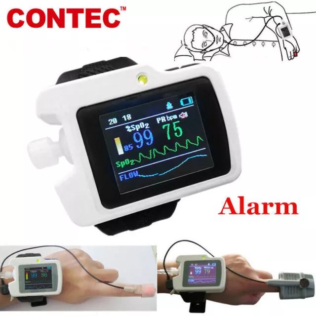 CONTEC Medidor de pantalla de apnea del sueño Monitorización de SpO2...