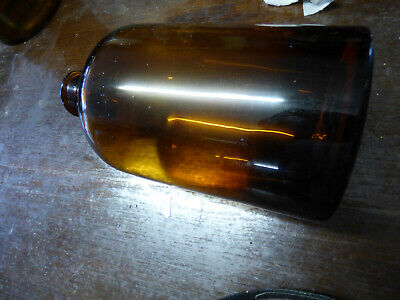 Alte  Apothekerflasche Glasflasche braun - Glas Apotheker Flasche 3