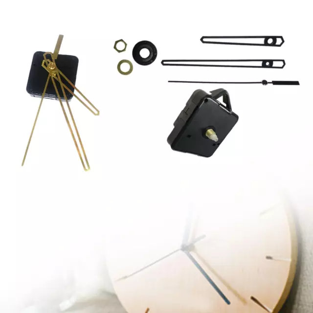 DIY Uhrwerk Mechanismus Kit für die Wand mit Quarzuhrwerk und 3 Zeigern,