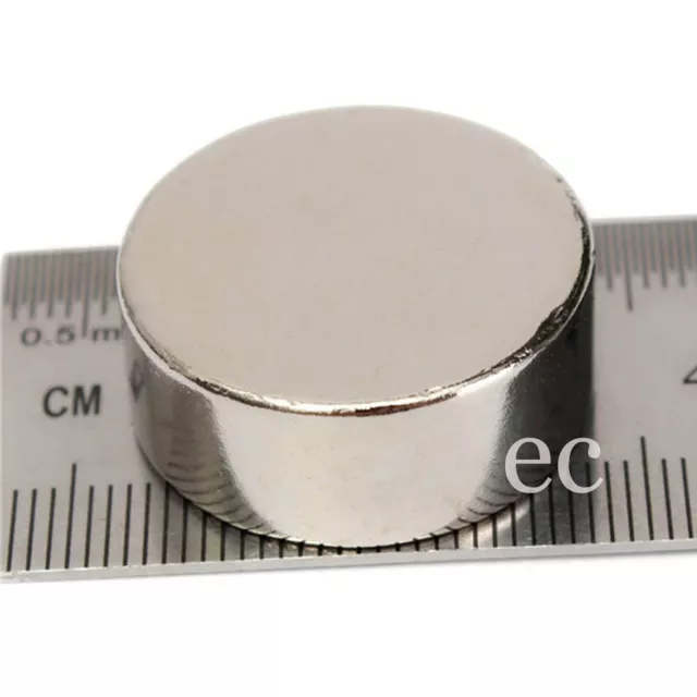 Strong 12mm Dia x 5mm Thickness Rare Earth Neodymium Thick Disc Round Magnets