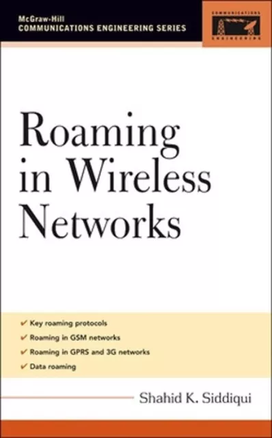 Roaming in Wireless Networks by Shahid Siddiqui (English) Hardcover Book