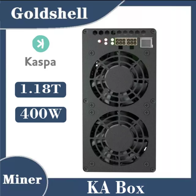 GoldShell KA BOX 1.18Th/s Kaspa Miner 400W Crypto Miner Cryptocurrency No PSU