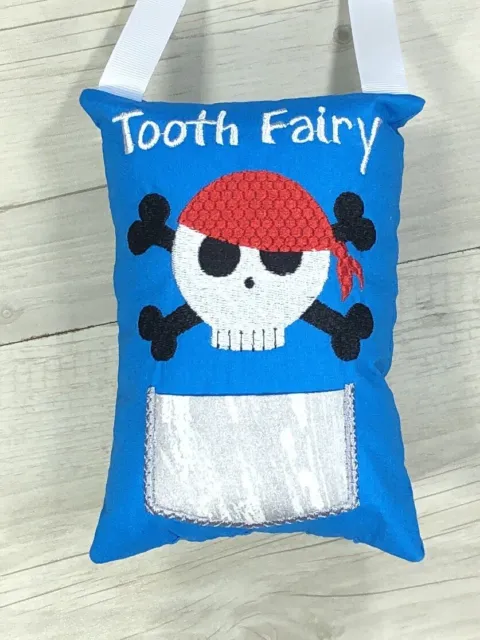 Pirate Tooth Fairy Pillow Lost Tooth Pocket Birthday Gift Pocket