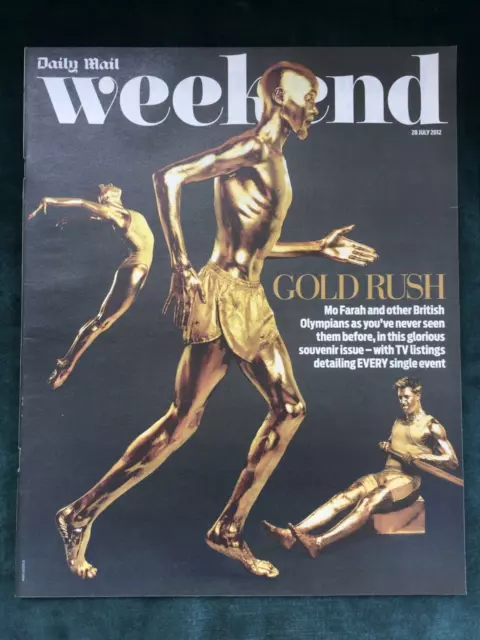 WEEKEND mag 28-July-2012 MO FARAH Zara Phillips Fran Halsall Usain Bolt OLYMPICS