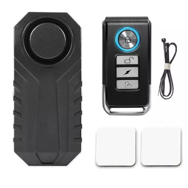 12V/27A 113dB Waterproof Wireless Remote Control Motorcycle Mobike Bicycle Alarm