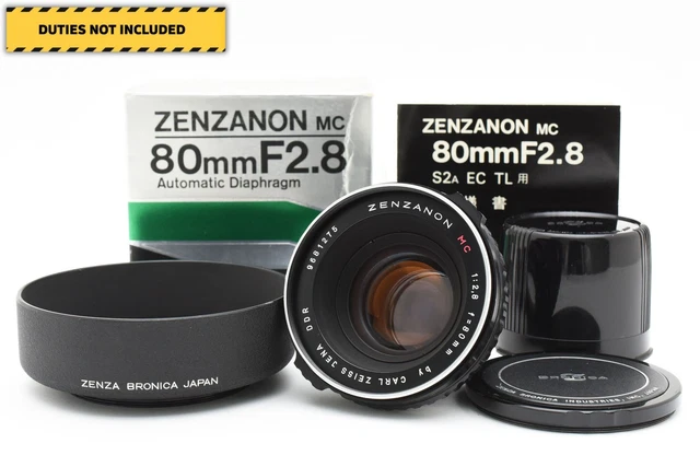 MINT] BRONICA ZENZANON MC 80mm F2.8 CARL ZEISS JENA DDR From JAPAN
