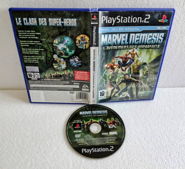 Jeu PS2 Marvel Nemesis L'avènement Des Imparfaits - Version PAL Complète - Très Bon état
