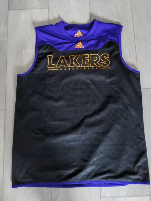 LA LAKERS BASKETBALL TRAINING ADIDAS NBA Jersey - Large