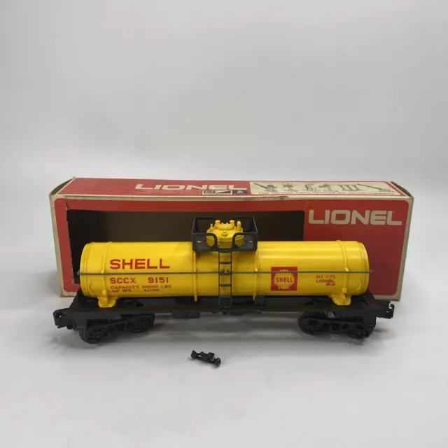 VTG Lionel Shell Tanker Yellow Train Car 9151 in Box Read! Shell Gas VTG Lionel Shell Tanker Yellow Train Car 9151 in Box Read! Shell Gas