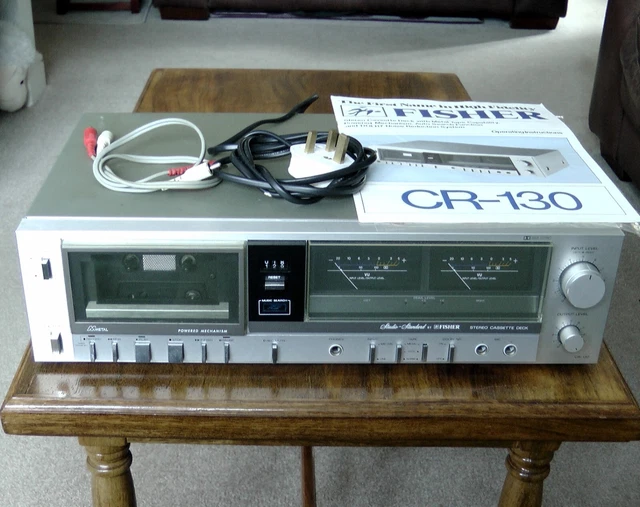 FISHER HIFI CASSETTE Tape Deck CR130 Record Function Not Working £29