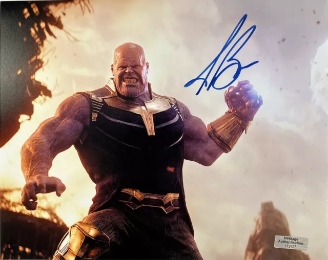 JOSH BROLIN AVENGERS INFINITY WAR THANOS Signed Autographed 10x8 Photo HGA COA