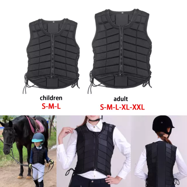 Kids Adults Horse Riding Body Protector Safety Equestrian Vest Protective