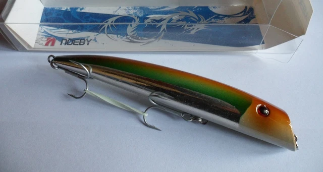 Leurre De Pêche Noeby Poisson Nageur 12cm 22g – Couleur 8, Bavette Moyenne, Flottant