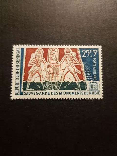 Stamp Senegal Monument Nubia Post Aerial Pa N° 39 New Luxury MNH 1964