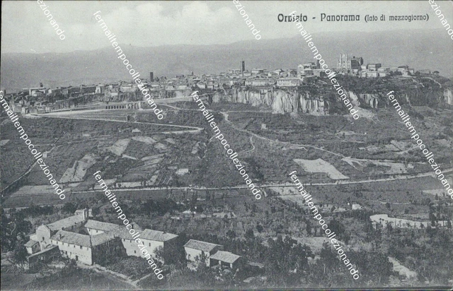 cb630 cartolina orvieto panorama provincia di terni umbria