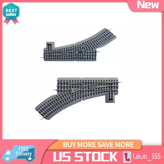 Lionel Trains O-Gauge Fastrack O36 Manual Left Hand Switch Track Piece w/ Curve