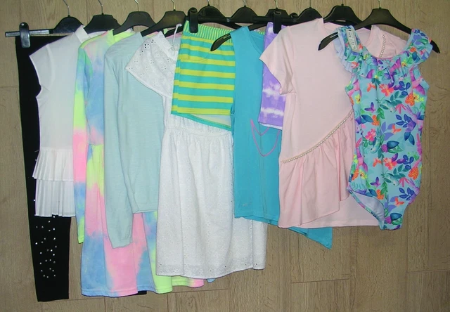 NIKE RIVER ISLAND MAYORAL etc Girls Summer Bundle Shorts Tops Some NEW Age 11-12