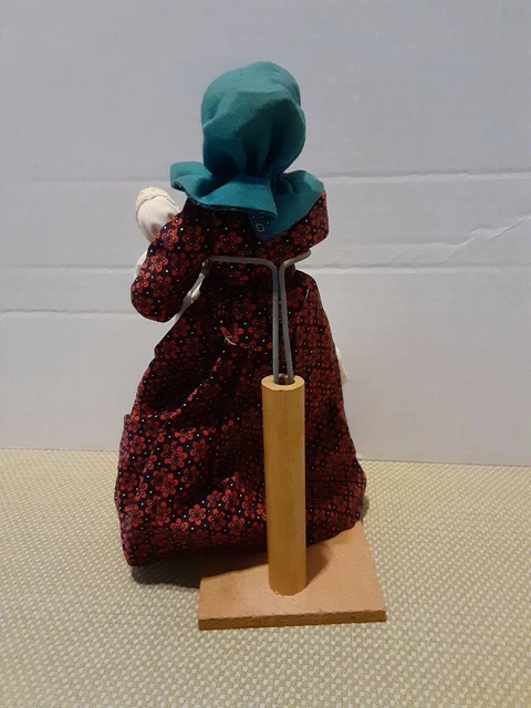 Antique Vintage Bisque? Porcelain? & Cloth Dollhouse Doll ~Beautiful #6 2