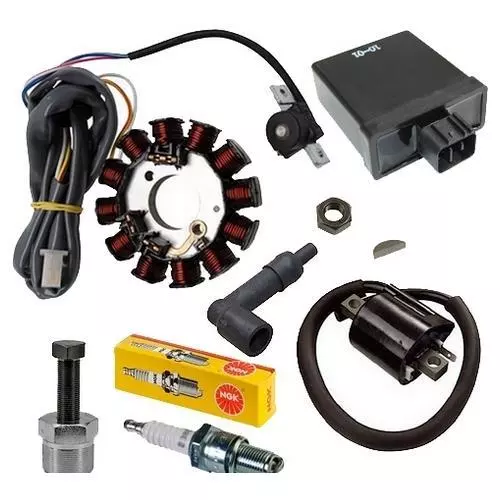 Kit allumage complet stator cdi bobine mbk booster rocket spirit stunt naked ...