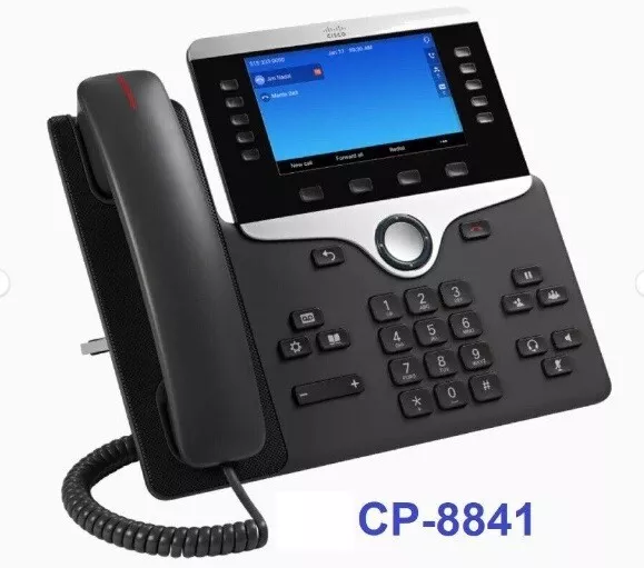 Cisco CP-8841   Colour  IP PoE 5 Line VOIP  Phone GRADE A    100DAY RTB WARRANTY