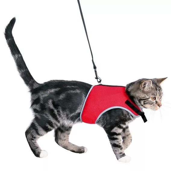 Trixie Large Cat Full Soft Safety Harness with Lead Assorted Colours 41896