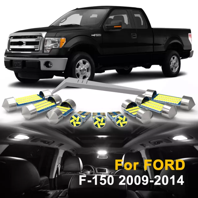 XtremeVision Interior LED For Ford F-150 2004-2008 (5 Pieces) Red Interior LED Kit + Installation Tool