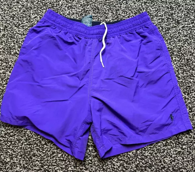 Ralph Lauren Mens Swimwear swimming Swim shorts purple large L