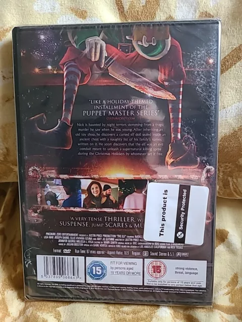 The Elf    Dvd  Brand New Sealed   Natassia Halabi Justin Price Horror 2