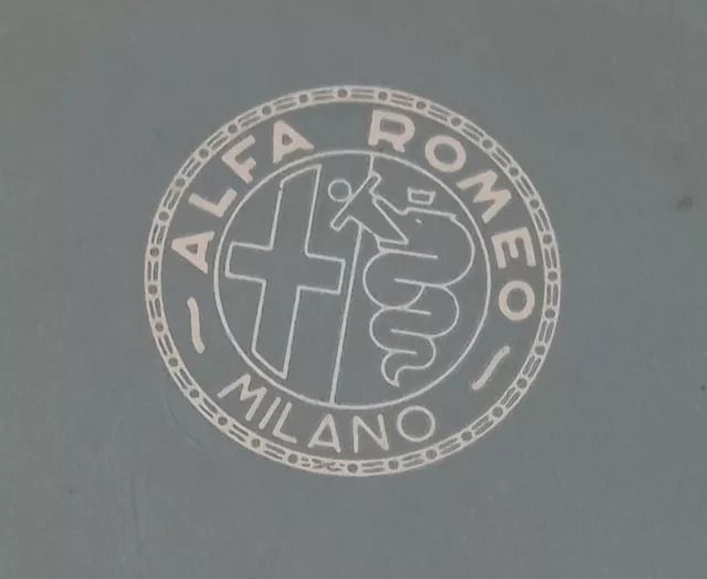 Manuale Libretto Alfa Romeo Milano Giulietta Uso e Manutenzione 7/1958 originale 3