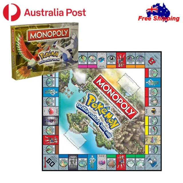 Toy - Board Game - Pokemon Johto - Monopoly