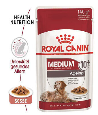 10 x 140 g ROYAL CANIN Mediano Edad 10+ Alimento húmedo