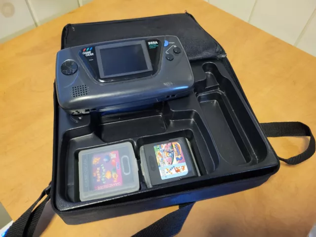 SEGA Game Gear Handheld System with Games and Case