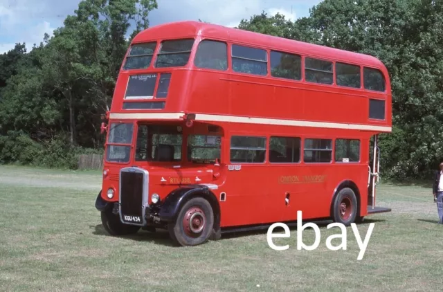 ORIGINAL 35mm BUS SLIDE LONDON TRANSPORT RTL358 on 25/6/78