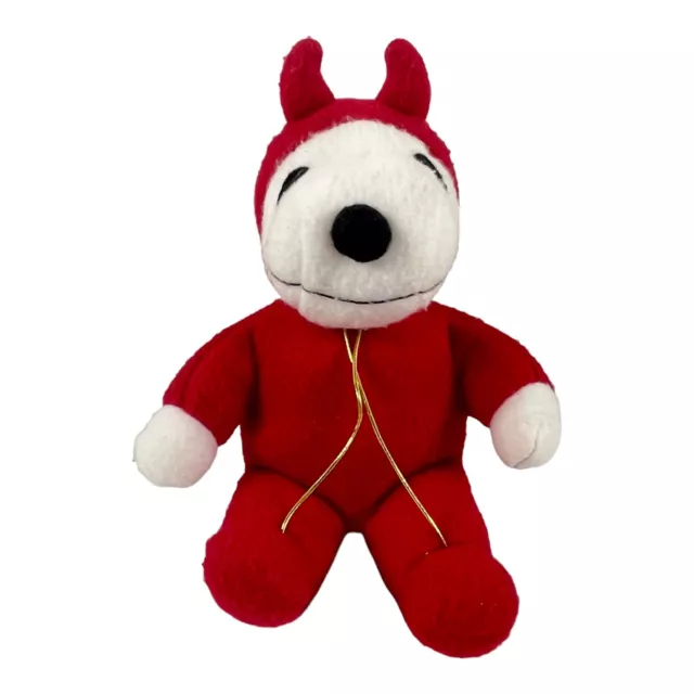 Snoopy Valentine's Day Red Devil Costume 7" Stuffed Animal Plush