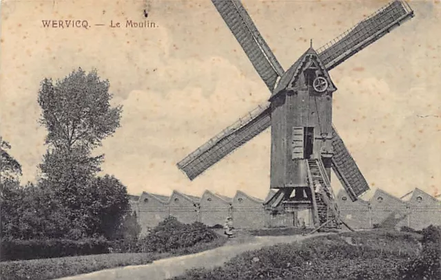 België - WERVIK (W. Vl.) Molen - Moulin à vent - Windmill - Uitg. onbekend