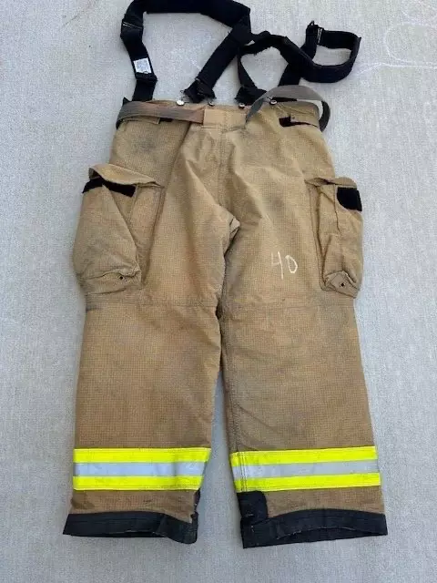 Lion Apparel Firefighter Janesville Turnout Bunker Pants Suspenders 40R 3