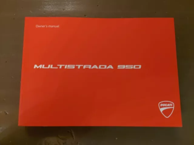 Ducati Multistrada 950 Owner's Manual