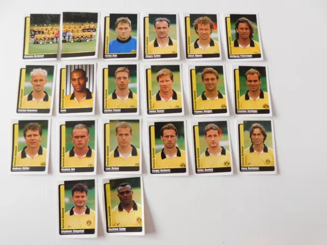 Borussia Dortmund Mannschaft Panini Fussball Bundesliga 1999