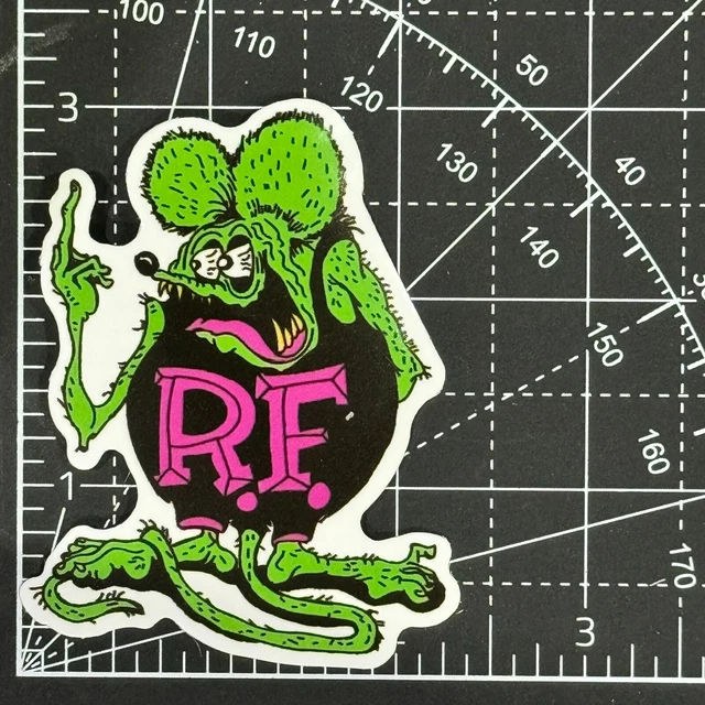 RAT FINK FINGER Rat Rod Vinyl Sticker Decal - Big Daddy Ed Roth Sticker ...