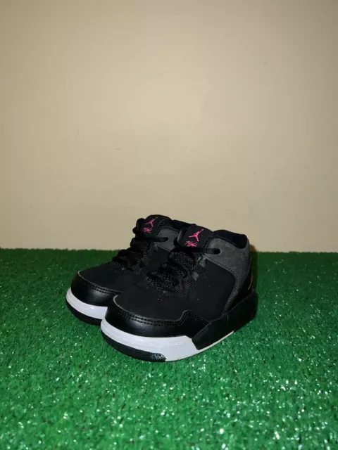 NIKE AIR JORDAN Flight Origin GT Girl s Size 5C Pink Black 724384
